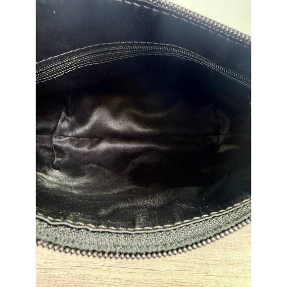 COACH Purse crossbody bag Black Gray and tan C Pattern Small Purse Hang Tag - Picture 9 of 15